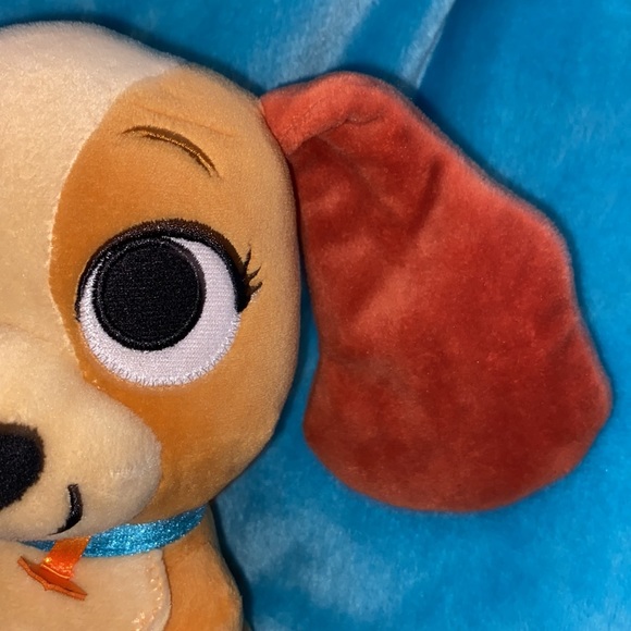 💕 Preloved EUC Disney Store LADY & the tramp plush Furrytale Friend 8" - Picture 4 of 10